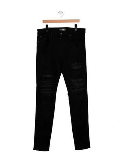 Pre-owned Amiri Skinny Jeans In Black