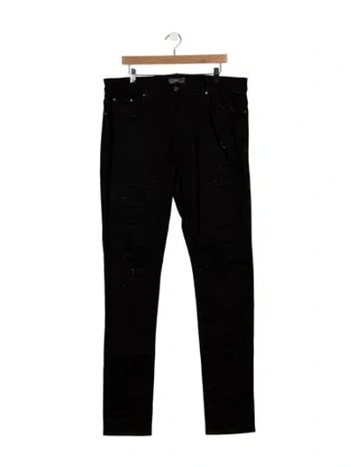 Pre-owned Amiri Skinny Jeans In Black