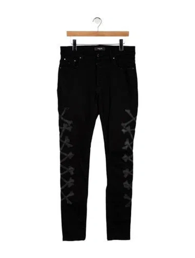 Pre-owned Amiri Skinny Jeans In Black