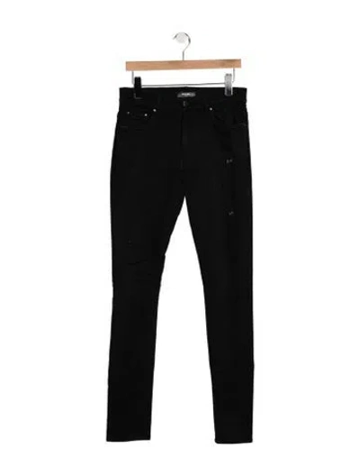 Pre-owned Amiri Skinny Jeans In Black