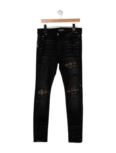 Pre-owned Amiri Skinny Jeans In Black