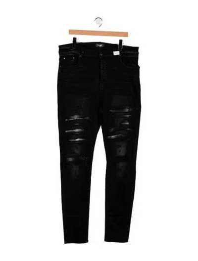 Pre-owned Amiri Skinny Jeans In Black