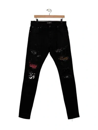 Pre-owned Amiri Skinny Jeans In Black