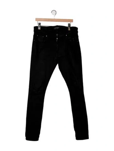 Pre-owned Amiri Skinny Jeans In Black