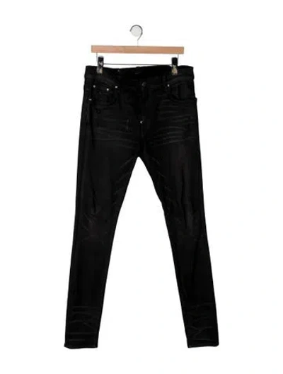 Pre-owned Amiri Skinny Jeans In Black