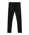 Amiri Vintage Black Skinny Jeans With Logo Embroidery In Black