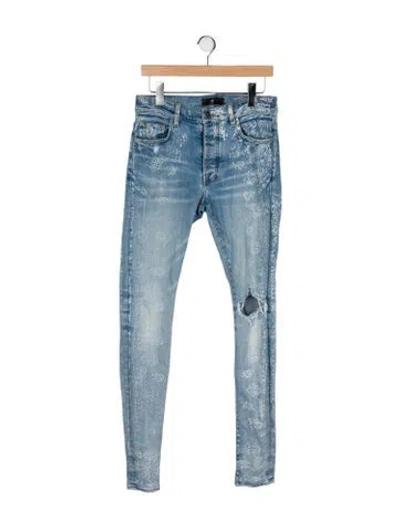 Pre-owned Amiri Skinny Jeans In Blue