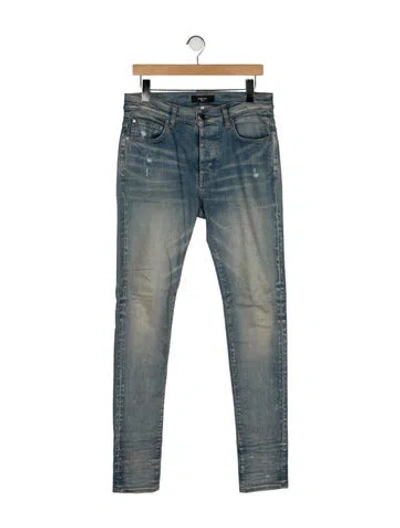 Pre-owned Amiri Skinny Jeans In Blue
