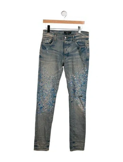 Pre-owned Amiri Skinny Jeans In Blue