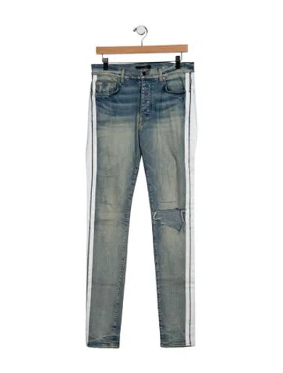 Pre-owned Amiri Skinny Jeans In Blue