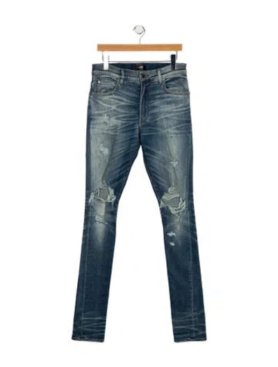 Pre-owned Amiri Skinny Jeans In Blue