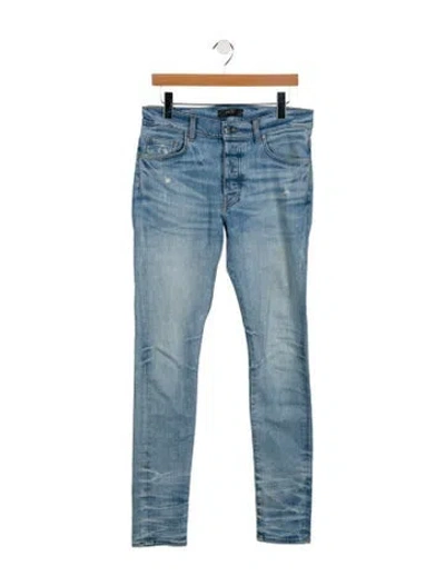 Pre-owned Amiri Skinny Jeans In Blue