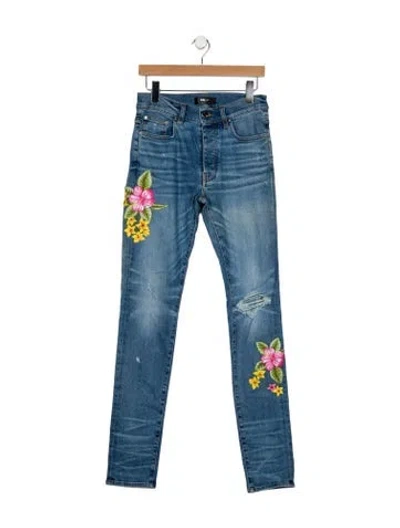 Pre-owned Amiri Skinny Jeans In Blue