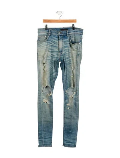 Pre-owned Amiri Skinny Jeans In Blue
