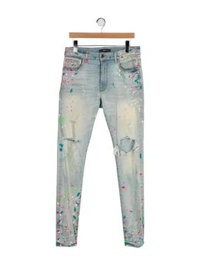 Pre-owned Amiri Skinny Jeans In Blue