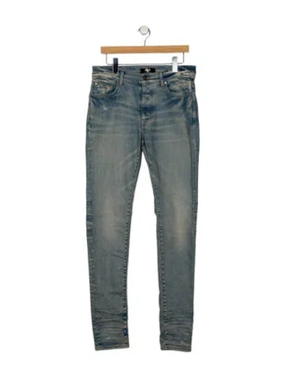 Pre-owned Amiri Skinny Jeans In Blue