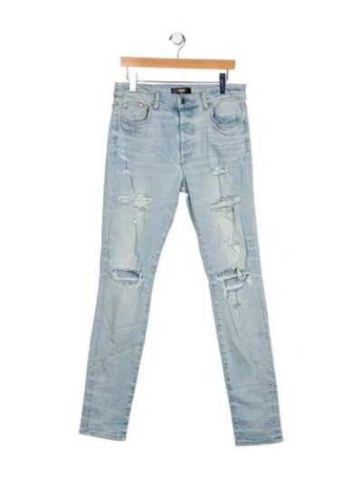 Pre-owned Amiri Skinny Jeans In Blue