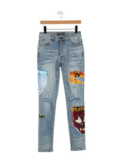 Pre-owned Amiri Skinny Jeans In Blue