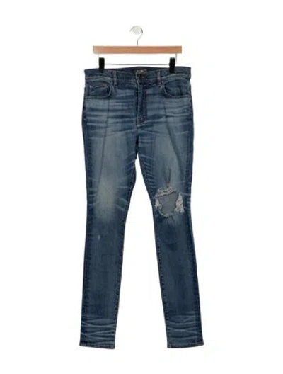 Pre-owned Amiri Skinny Jeans In Blue