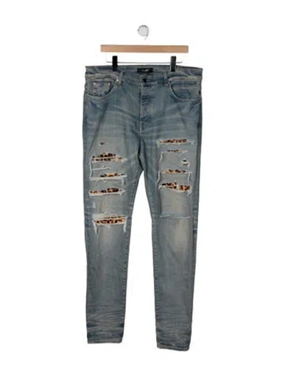 Pre-owned Amiri Skinny Jeans In Blue