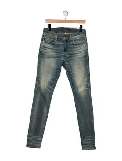 Pre-owned Amiri Skinny Jeans In Blue