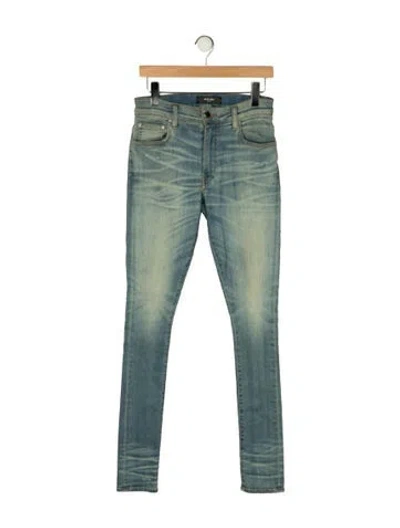 Pre-owned Amiri Skinny Jeans In Blue