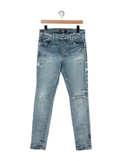 Pre-owned Amiri Skinny Jeans In Blue