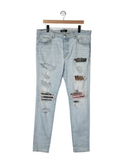 Pre-owned Amiri Skinny Jeans In Blue