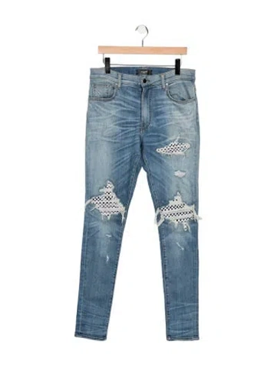 Pre-owned Amiri Skinny Jeans In Blue