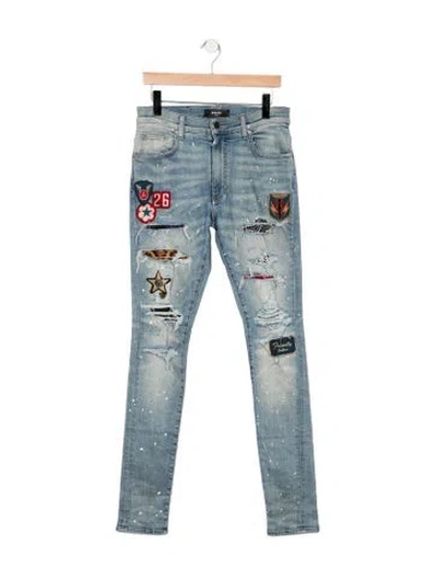 Pre-owned Amiri Skinny Jeans In Blue