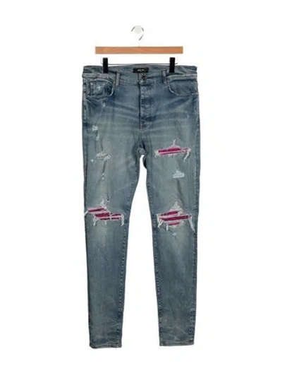 Pre-owned Amiri Skinny Jeans In Blue