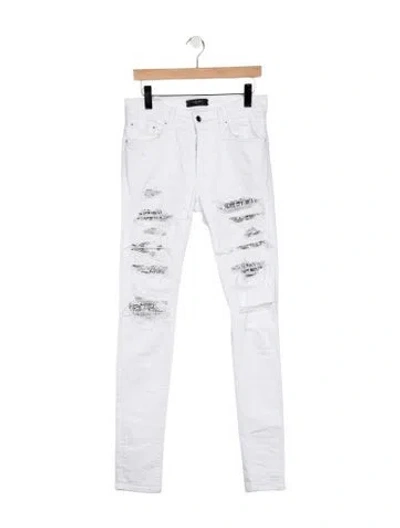 Pre-owned Amiri Skinny Jeans In Blue