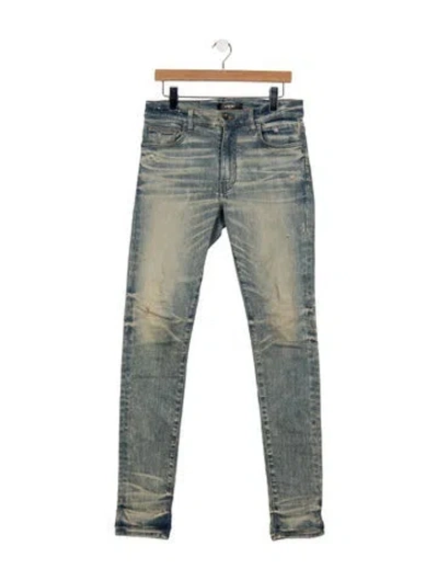 Pre-owned Amiri Skinny Jeans In Blue