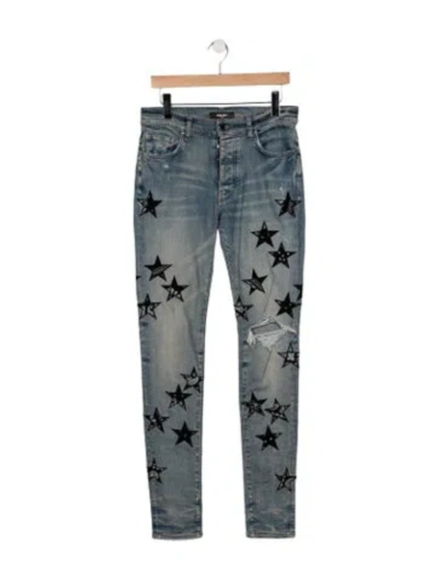 Pre-owned Amiri Skinny Jeans In Blue