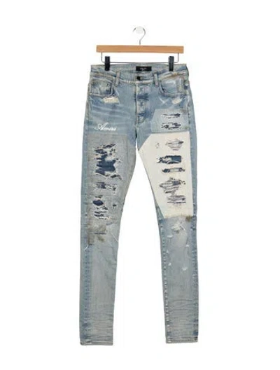 Pre-owned Amiri Skinny Jeans In Blue