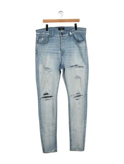 Pre-owned Amiri Skinny Jeans In Blue