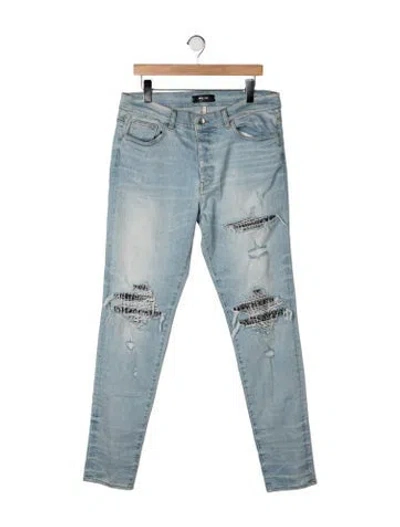 Pre-owned Amiri Skinny Jeans In Blue