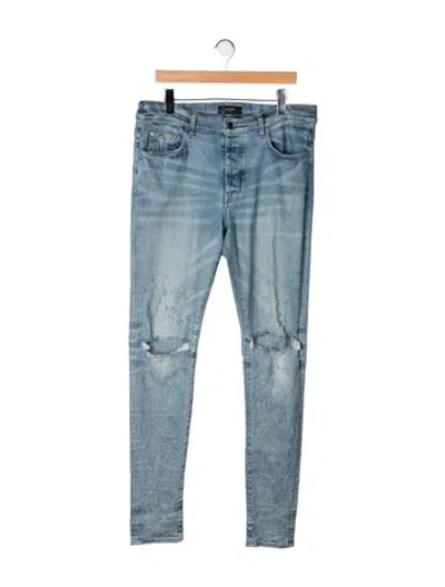 Pre-owned Amiri Skinny Jeans In Blue