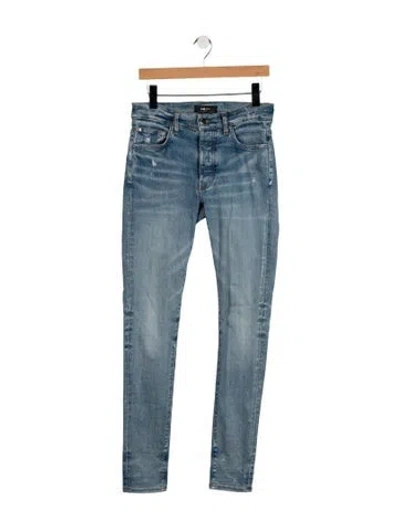 Pre-owned Amiri Skinny Jeans In Blue