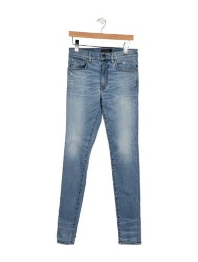 Pre-owned Amiri Skinny Jeans In Blue