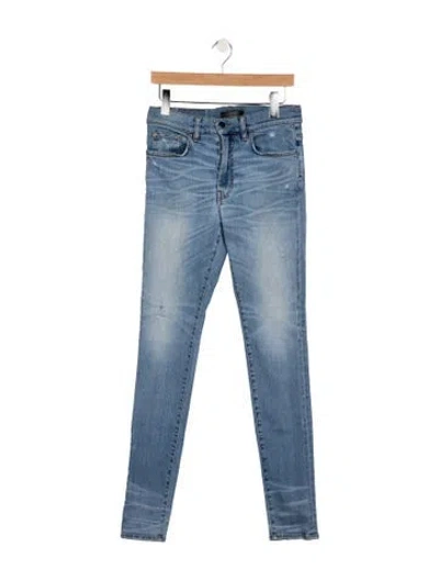 Pre-owned Amiri Skinny Jeans In Blue