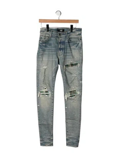 Pre-owned Amiri Skinny Jeans In Green