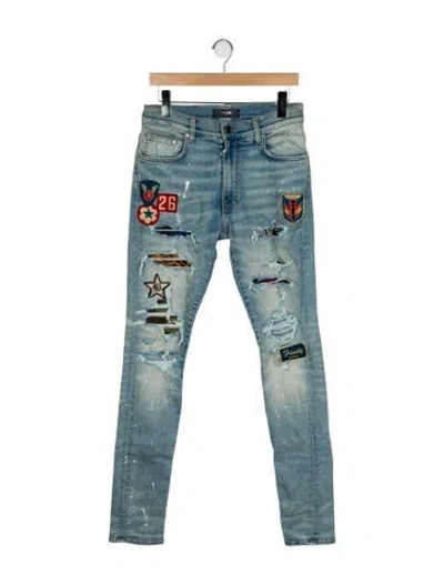 Pre-owned Amiri Skinny Jeans W/ Tags In Blue