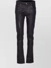 Amiri Skinny Model Waxed Jeans 5 Pockets Belt Loops
