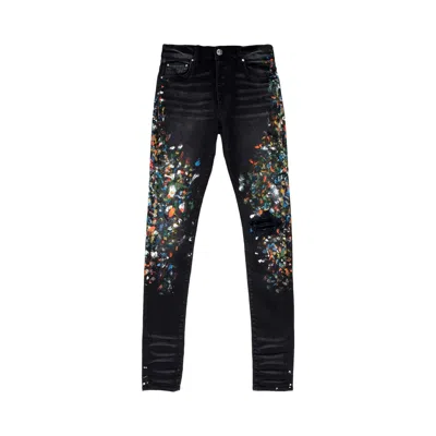 Pre-owned Amiri Skinny Painter Jean 'aged Black' | Men's Size 34