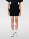 Amiri Ribbed Knit Mini Skirt In Black