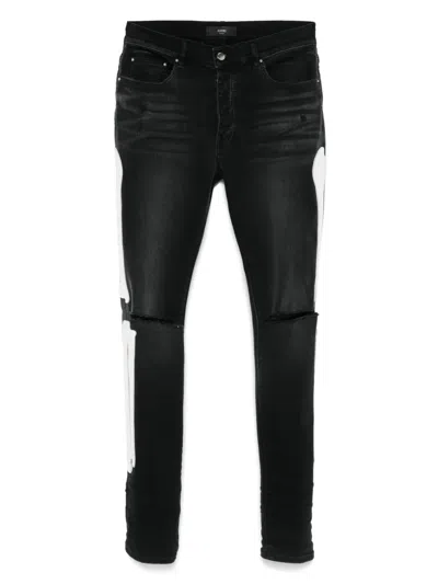 Amiri Slash Jeans In Black