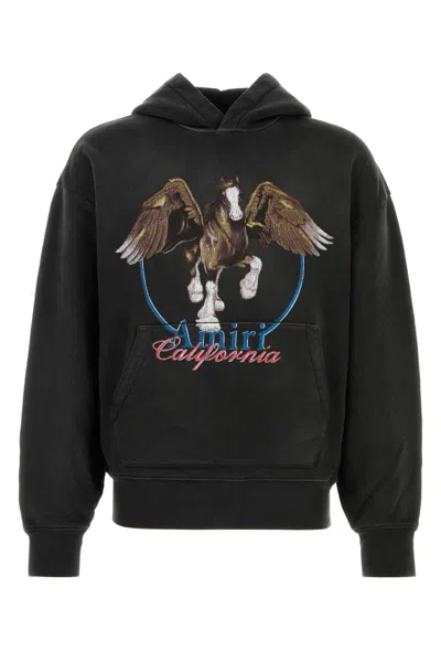 AMIRI SLATE COTTON SWEATSHIRT