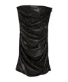 Amiri Women Leather Mini Dress In Black
