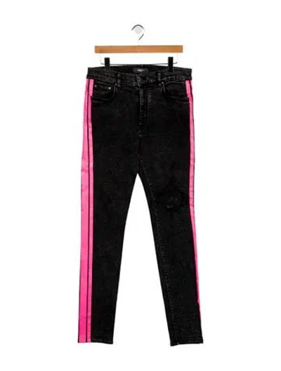 Pre-owned Amiri Slim Fit Jeans In Black